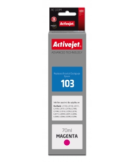 Activejet AE-103M rašalas (pakaitinis Epson 103 C13T00S34A Supreme 70 ml violetinės spalvos)
