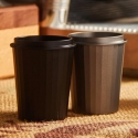 Detail Brown plastic cup Detail Brown plastic cup