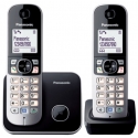 Panasonic KX-TG6812GB puhelin DECT-puhelin Soittajan tunnistus Musta Panasonic KX-TG6812GB puhelin DECT-puhelin Soittajan tunnistus Musta