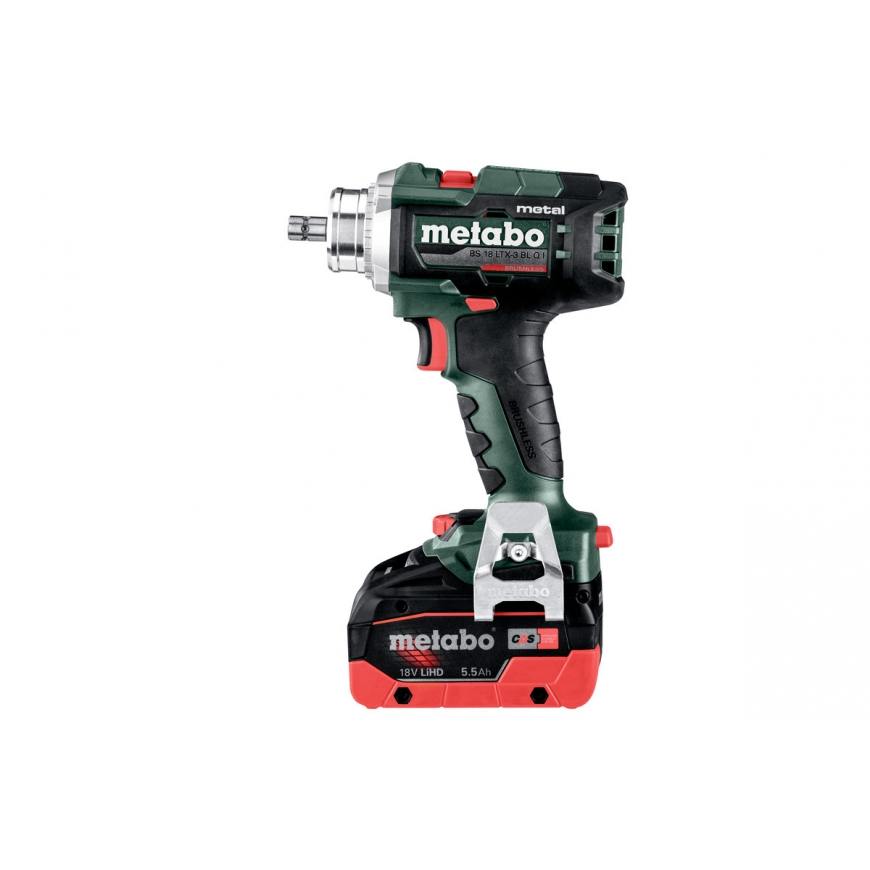Metabo BS 18 LTX-3 BL Q I Metal 4000 RPM 3 kg Must, Roheline, Punane – 2