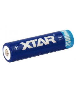 Xtar 2600mAh 3,7V 18650 akumuliatorius su PCB