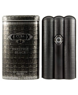 Cuba Prestige Black EDT eau de toilette for men, 90 ml