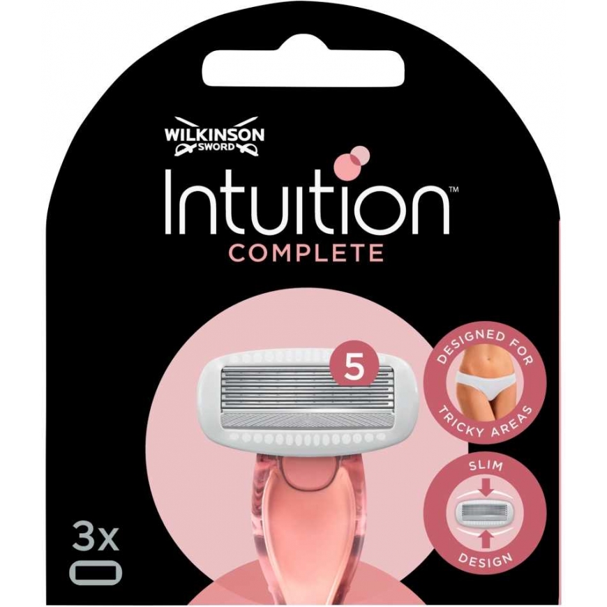 Wilkinson Sword Wilkinson Intuition Visiškai keičiami skutimosi peiliukai moterims 3vnt – 2