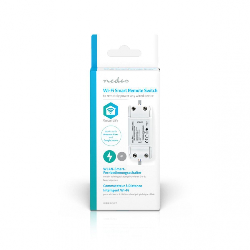 Nedis WIFIPS10WT elektrības slēdzis Viedais slēdzis Balts – 4