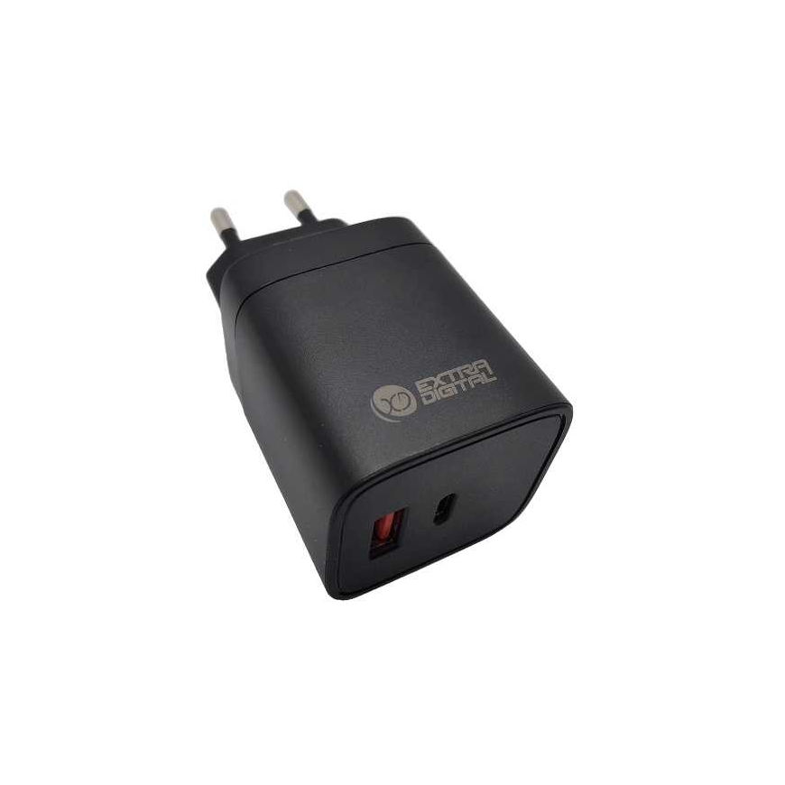 Charger EXTRA DIGITAL GaN USB Type-C, USB Type-A: 45W, PPS