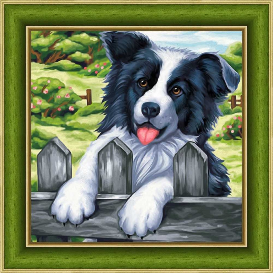 Beldizart Diamond painting set "Borderkolis 25х25 cm" AM1609