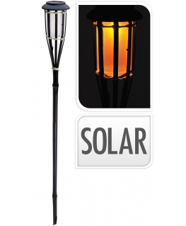 Mondex Bambukinė saulės lempa 65cm - juoda