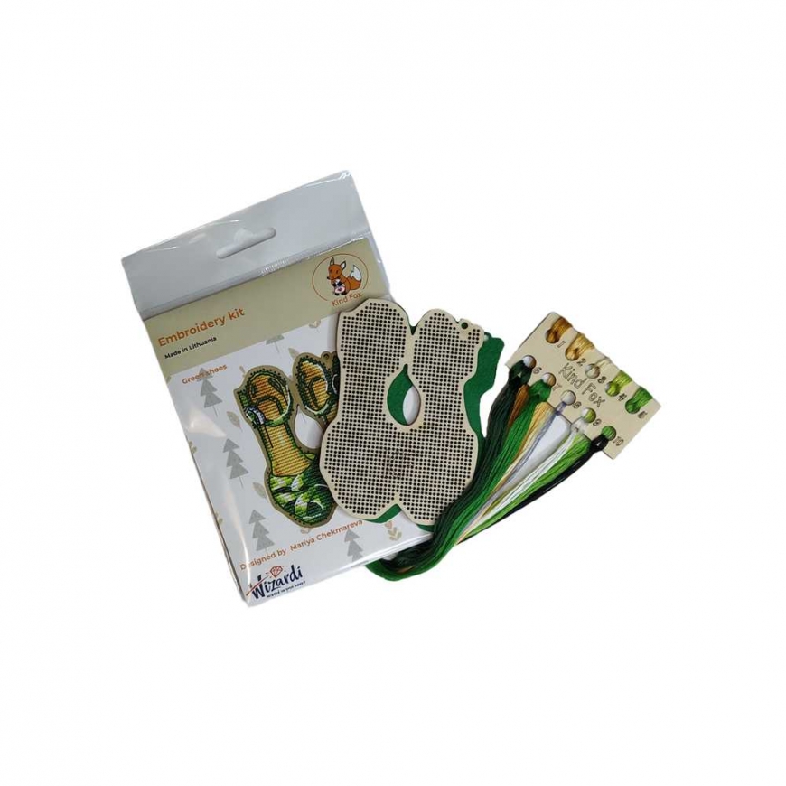 Siarhei Ausianikau ind. activity pg. certificate no. 1130904 Embroidery kit Green shoes KF022/141 – 2