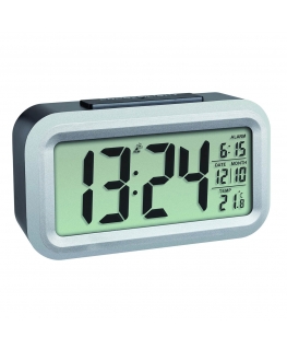 TFA-Dostmann LUMIO PLUS Digital alarm clock Black, Silver