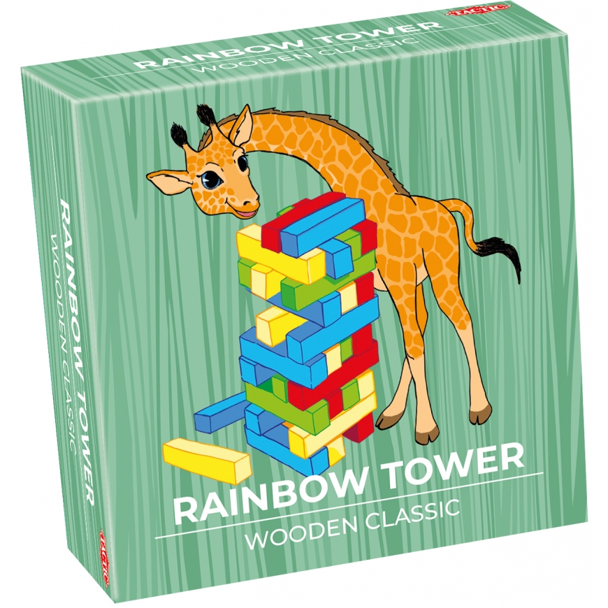 Tactic Trendy Colourful Tower rotaļlieta ar
