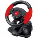 Esperanza EG103 peliohjain Musta, Punainen Ohjauspyörä + polkimet Analoginen PC, Playstation, Playst
