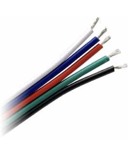 Orno Cable for RGBW LED strips, 5x0.35mm2, 25m