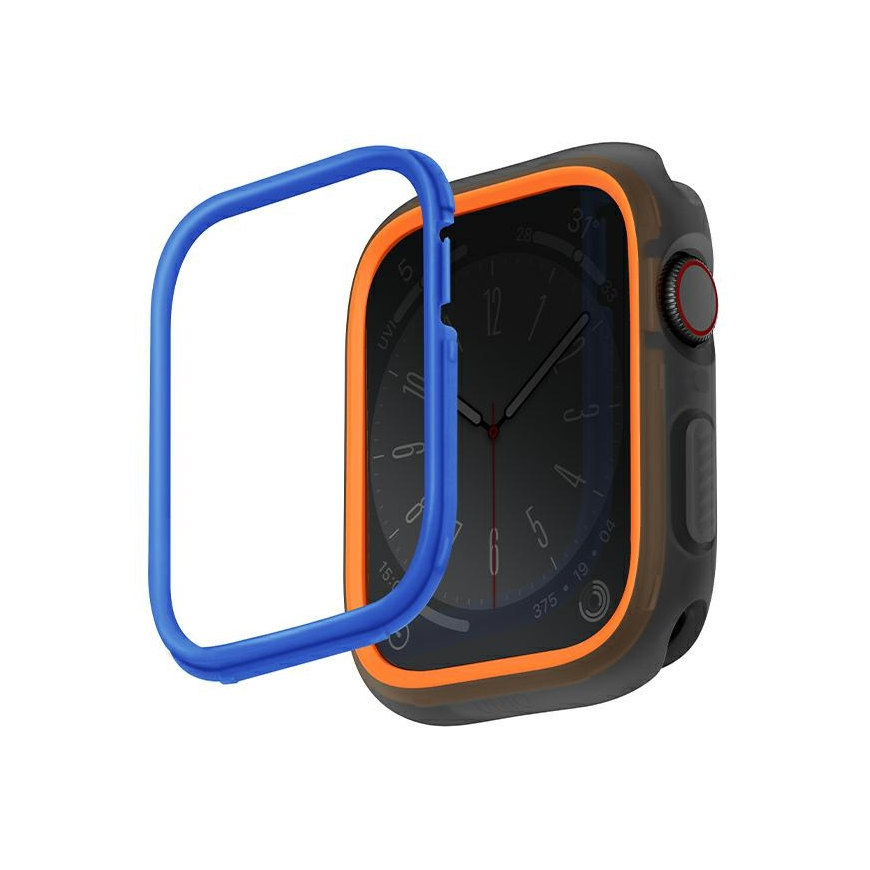 Uniq Dėklas UNIQ Moduo Apple Watch 4/5/6/7/SE/8 44/45mm oranžinė-mėlyna/oranžinis-mėlynas