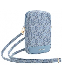 Guess Torebka GUWBZPGCSPGB Blue/Blue Zip GCube Bottom Stripe