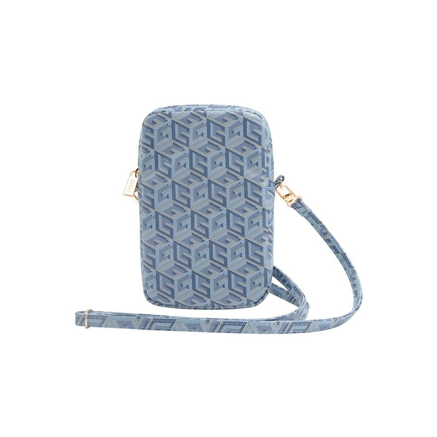 Guess Torebka GUWBZPGCSPGB Blue/Blue Zip GCube Bottom Stripe – 3