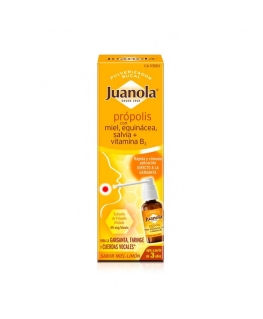 Angelini Juanola Propolis su medumis, ežiuole, šalaviju ir vitaminu B3 30ml