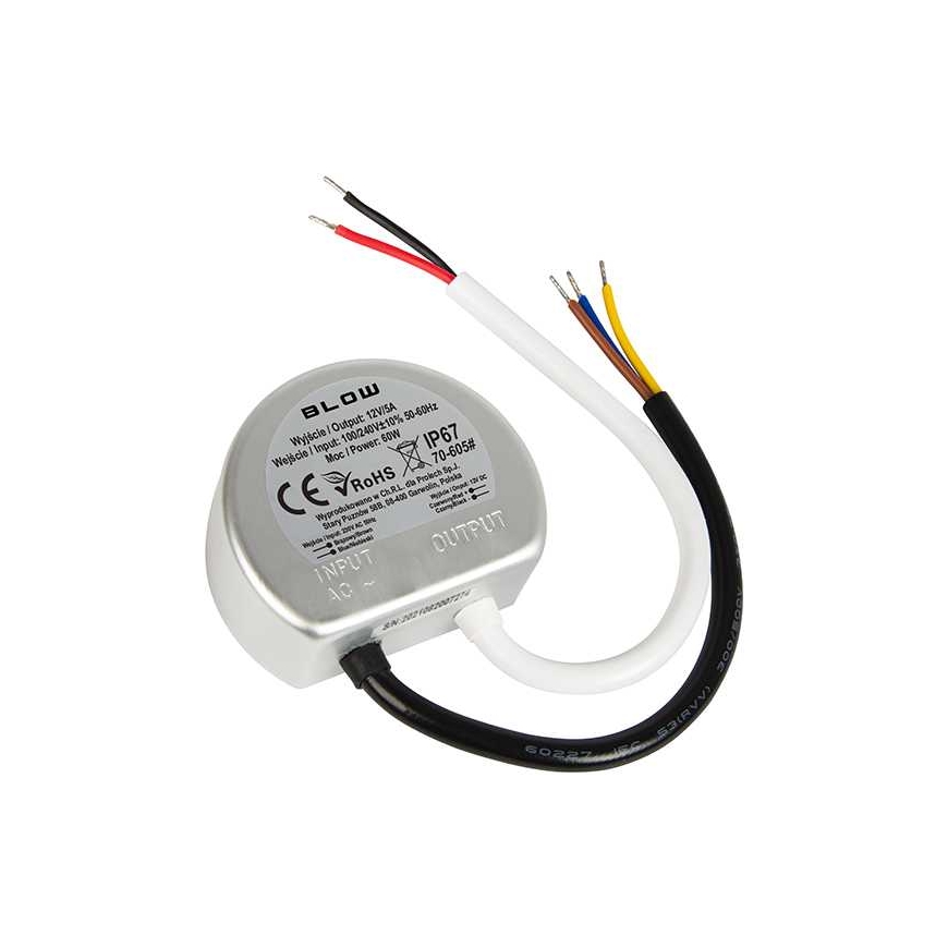 Blow Switchable power supply 12V/5A 60W
