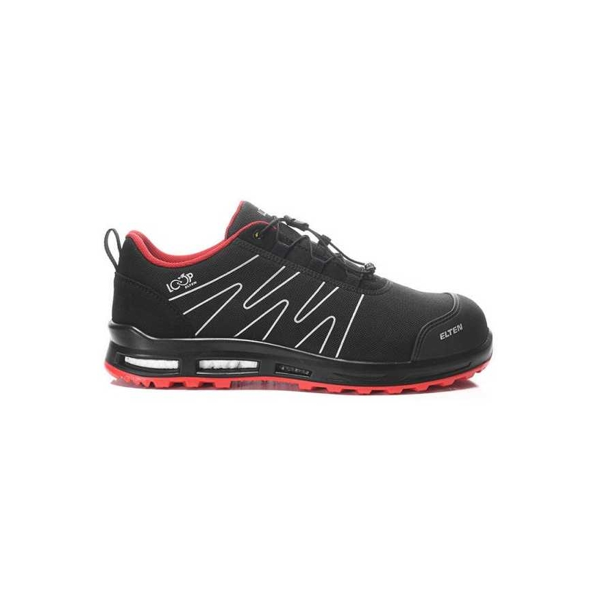 Boots ELTEN ENNO XXT Pro Low ESD S3S, black/red 43 – 2