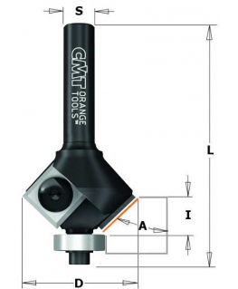 Nuožulnų freza CMT 659.022.11 25/11 mm su guoliu