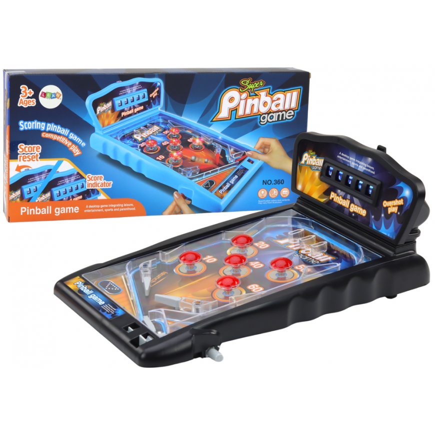 Lean Pinball Arcade Game Lights Sounds