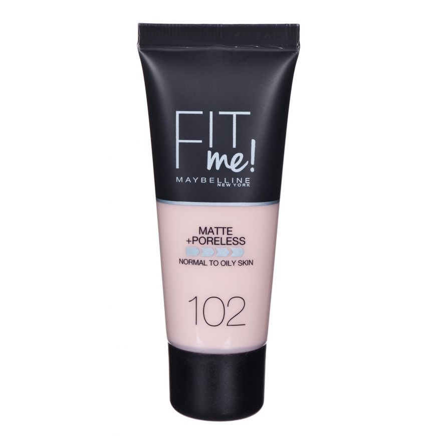 Maybelline Fit Me Matte & Poreless 102 Fair Ivory Vamzdelis Skystis 30 ml – 2