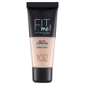 Maybelline Fit Me Matte & Poreless 102 Fair Ivory Vamzdelis Skystis 30 ml Maybelline Fit Me Matte & Poreless 102 Fair Ivory Vamzdelis Skystis 30 ml