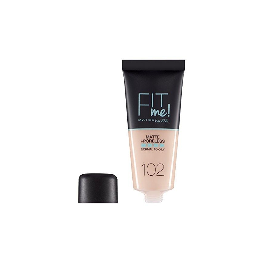 Maybelline Fit Me Matte & Poreless 102 Fair Ivory Tube Liquid 30 ml – 4