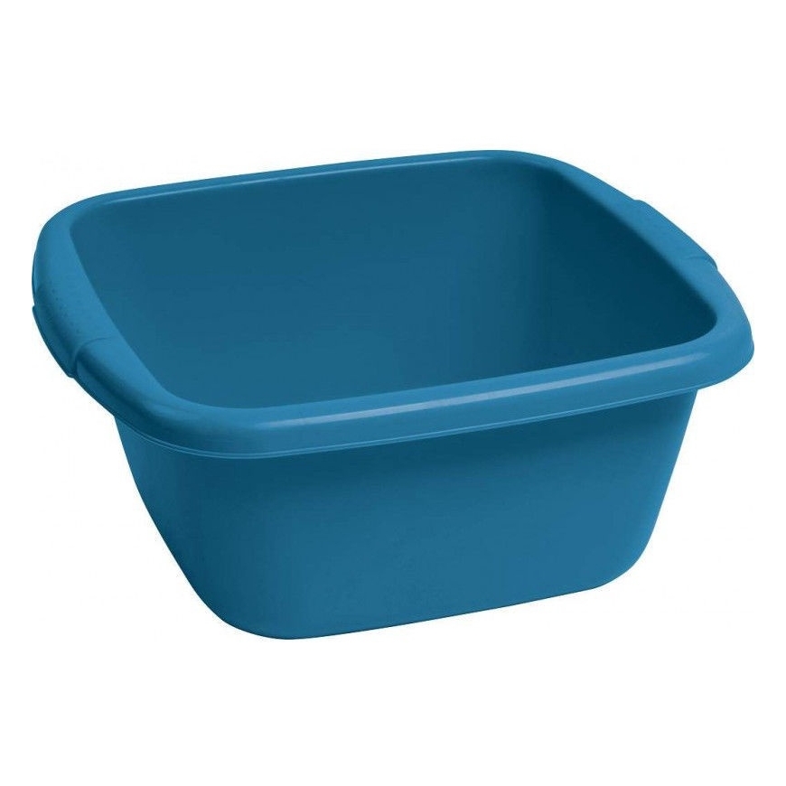 Bowl square 14L blue