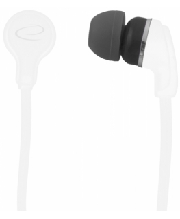 Esperanza EH147W kuulokkeet ja kuulokemikrofoni Langallinen In-ear Musiikki Valkoinen