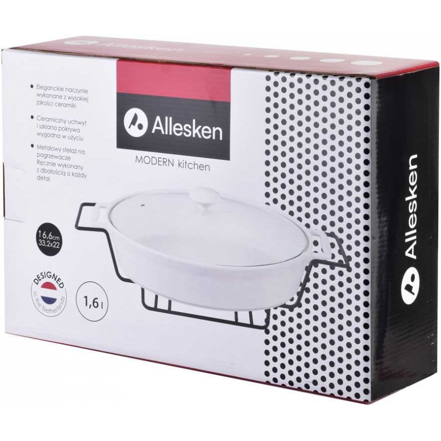 Allesken MODERN KITCHEN Naczynie su podgrzewaczem 1.6L 33.2x22xh6.6cm – 3