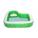 Bestway 7'7" x 7'7" x 20"/2.31m x 2.31m x 51cm Tropical Paradise Family Pool Bestway 7'7" x 7'7" x 20"/2.31m x 2.31m x 51cm Tropical Paradise Family Pool
