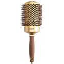 Olivia Garden Expert Blowout Shine plaukų formavimo ir džiovinimo šepetys Gold/Brown 65mm