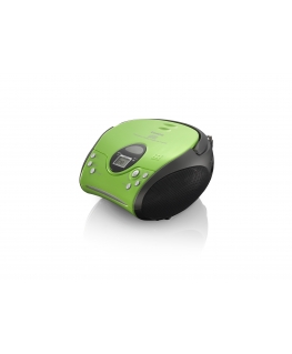 Lenco SCD-24 Digitāls FM Melns, Zaļš MP3 atskaņošana