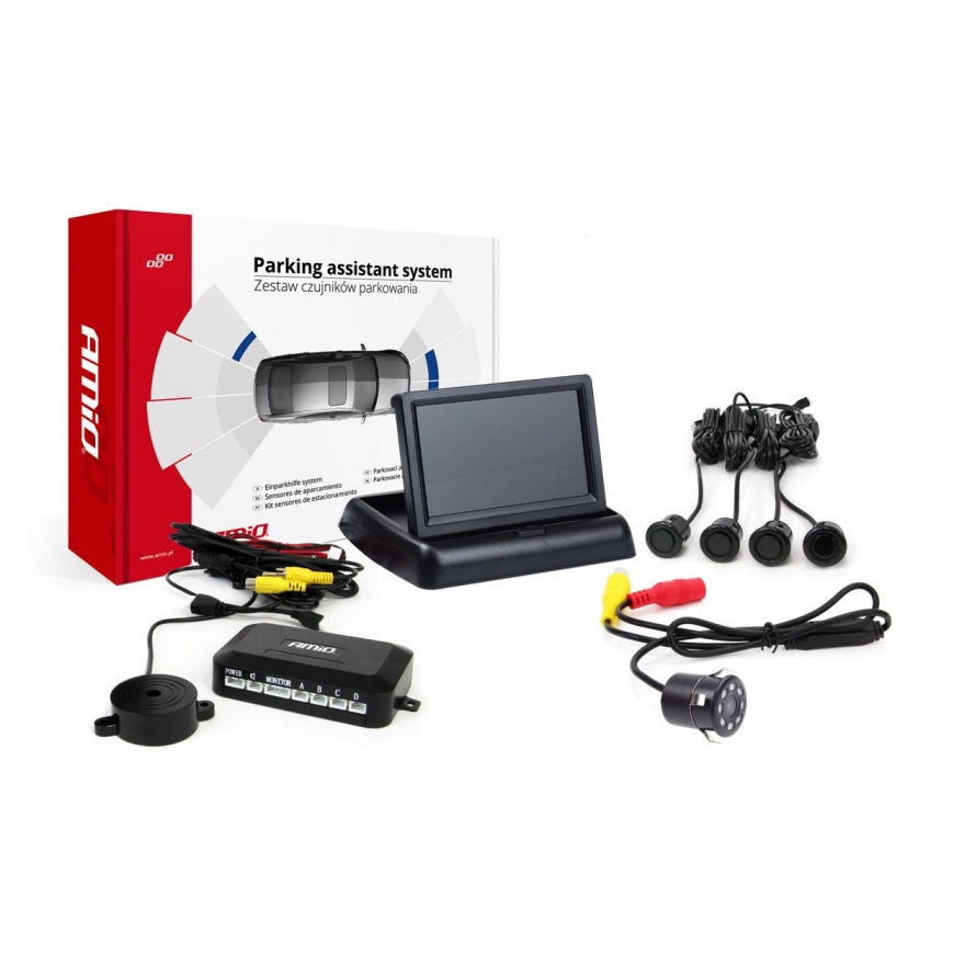 Amio Parking sensor kit tft02 4
