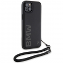 Case BMW BMHCP15S23RMRLK iPhone 15 / 14 / 13 6.1" black/black hardcase Signature Leather Wordmark Cord Case BMW BMHCP15S23RMRLK iPhone 15 / 14 / 13 6.1" black/black hardcase Signature Leather Wordmark Cord