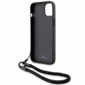 Dėklas BMW BMHCP15S23RMRLK iPhone 15 / 14 / 13 6.1" juoda/juodas hardcase Signature Leather Wordmark Cord Dėklas BMW BMHCP15S23RMRLK iPhone 15 / 14 / 13 6.1" juoda/juodas hardcase Signature Leather Wordmark Cord