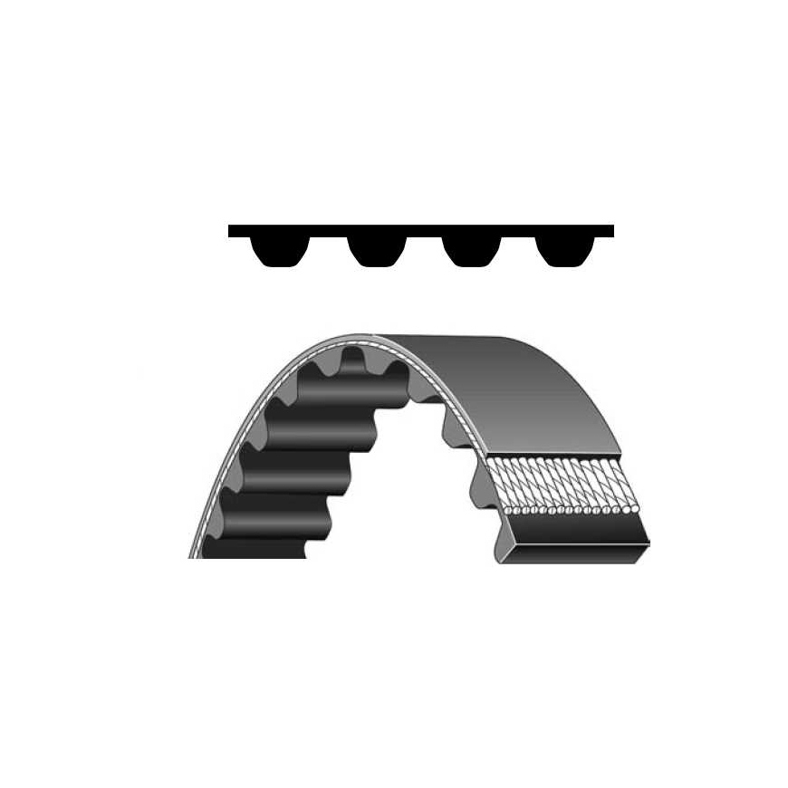 Cutting deck belt toothed Stiga 1134913301