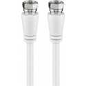 CMYK 66624 coaxial cable 5 m F-type White CMYK 66624 coaxial cable 5 m F-type White