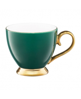 Detail Plastic cup, gold and green
