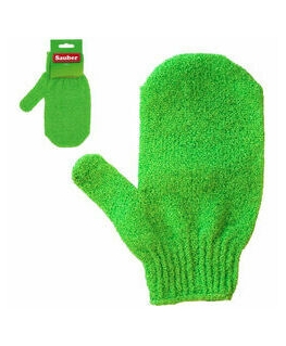 Scrubbing mitt green