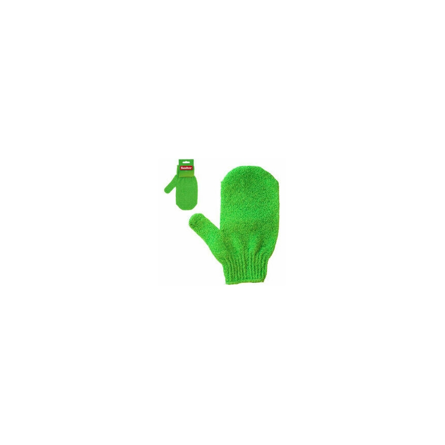 Scrubbing mitt green
