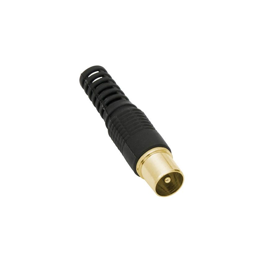 Blow 1056 Straight black gold long antenna plug