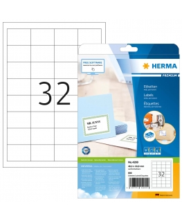 HERMA 4200 printera etiķete Balts Pašlīmējošās printera uzlīmes