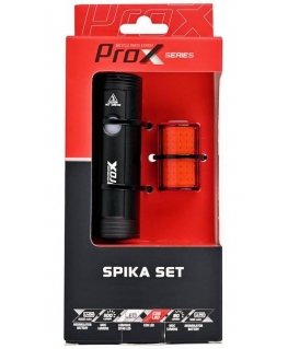 Apšvietimo komplektas ProX Spika 1100Lm + Zera S 80Lm USB