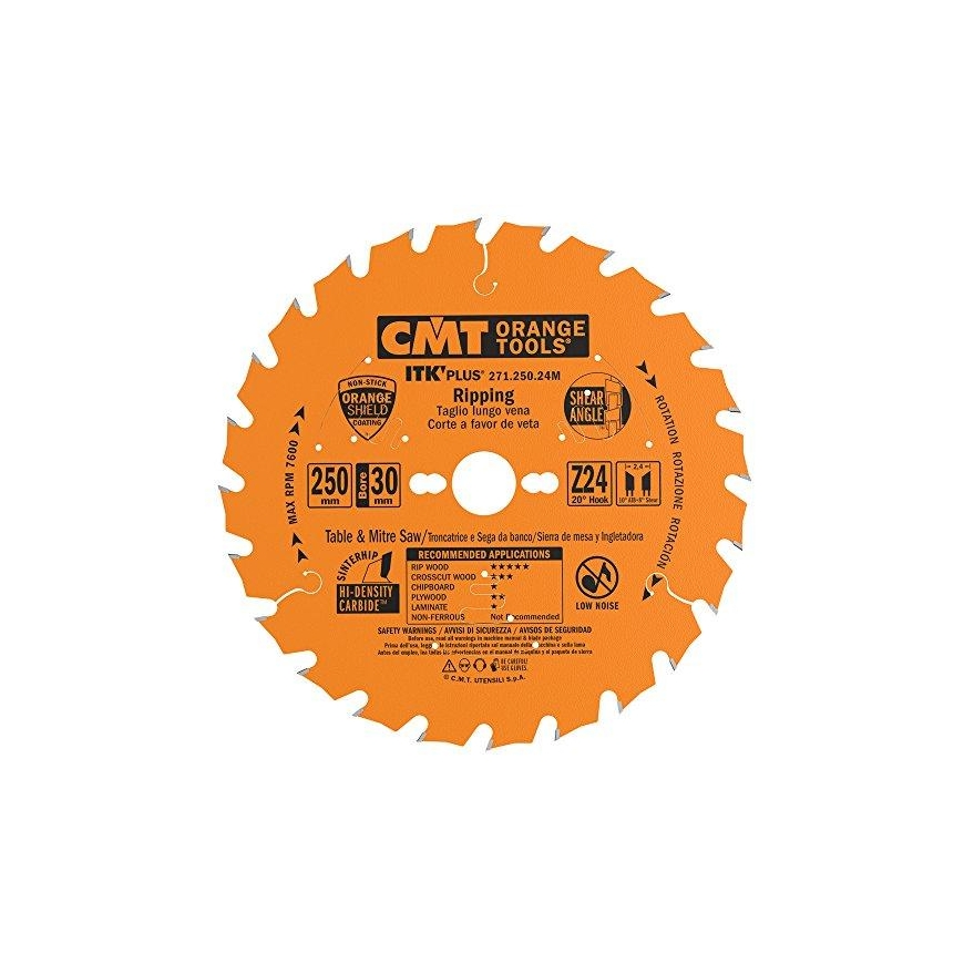 Disc cutting 250x2,4x30 Z24 HM, CMT – 2