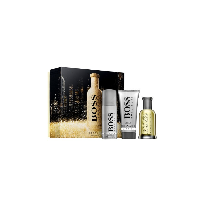Hugo Boss Bottled rinkinys vyrams (kvepalai EDT, 100 ml + dezodorantas 150 ml + dušo želė 100 ml) – 2