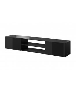 Cama RTV cabinet SLIDE 200K 200x40x37 cm all in gloss black