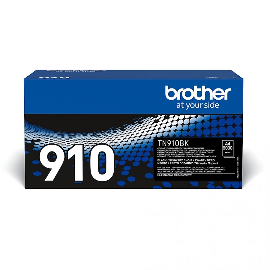Brother TN-910BK värikasetti 1 kpl Alkuperäinen Musta