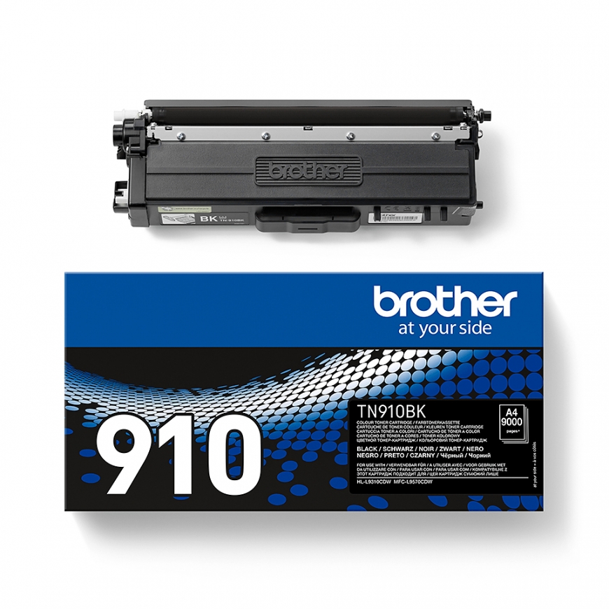 Brother TN-910BK värikasetti 1 kpl Alkuperäinen Musta – 4