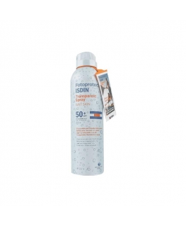 Fotoprotector Isdin Transparent Purškiklis Wet Skin Spf 50+ 250ml